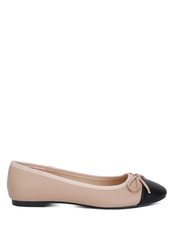 Milan Two Tone Ballet Flats