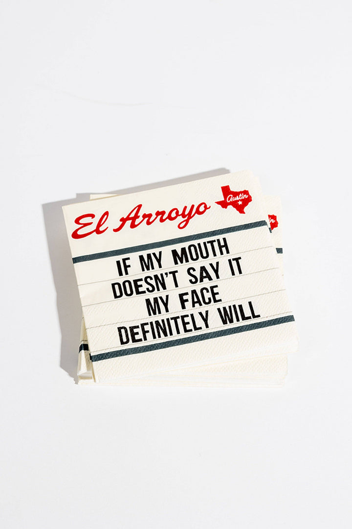 El Arroyo | Cocktail Napkins (Set of 25) - My Face