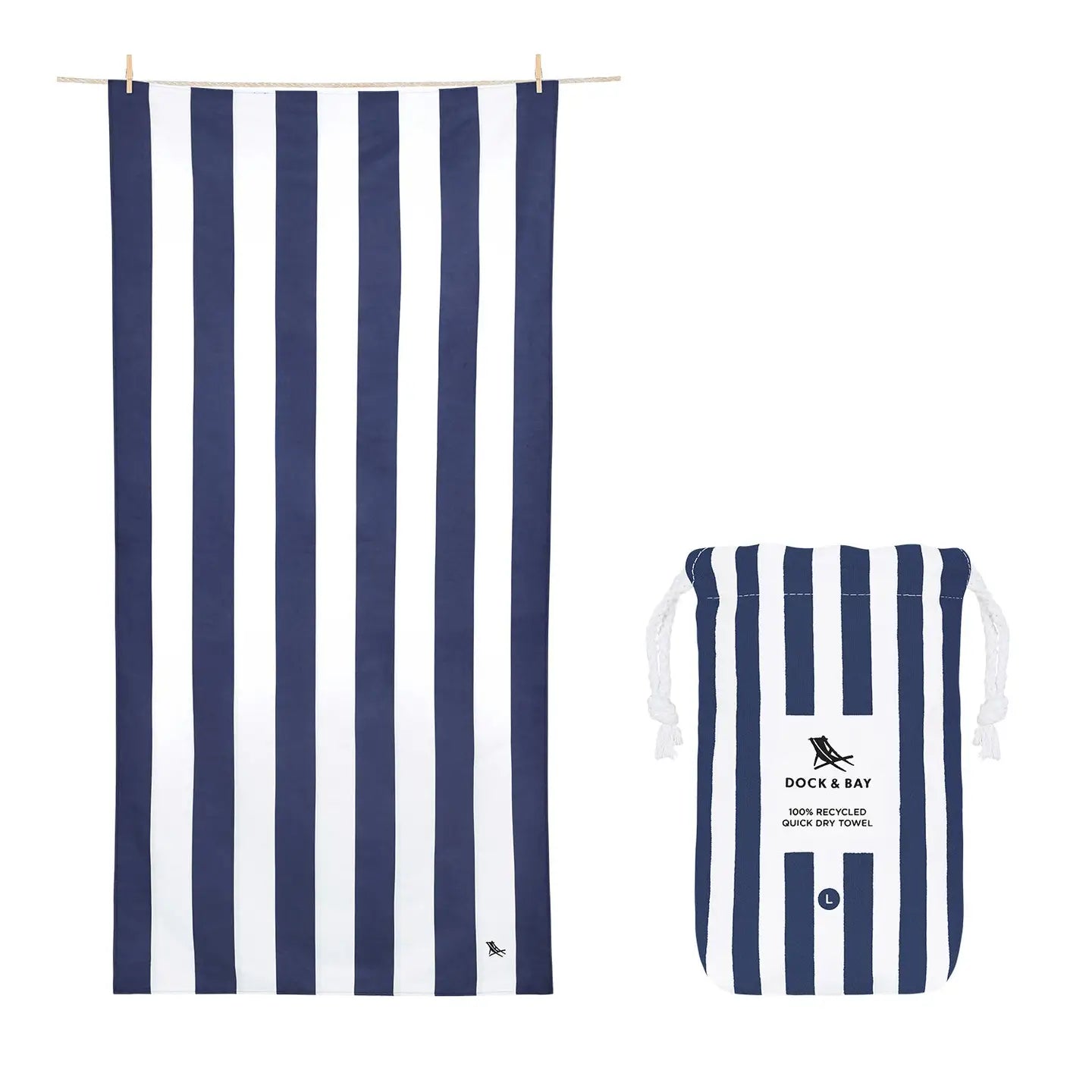 Quick Dry Towel – Whitsunday Blue