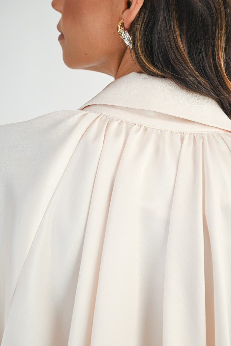 THE CLOUDLIGHT SATIN BLOUSE