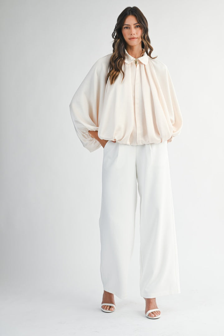 THE CLOUDLIGHT SATIN BLOUSE