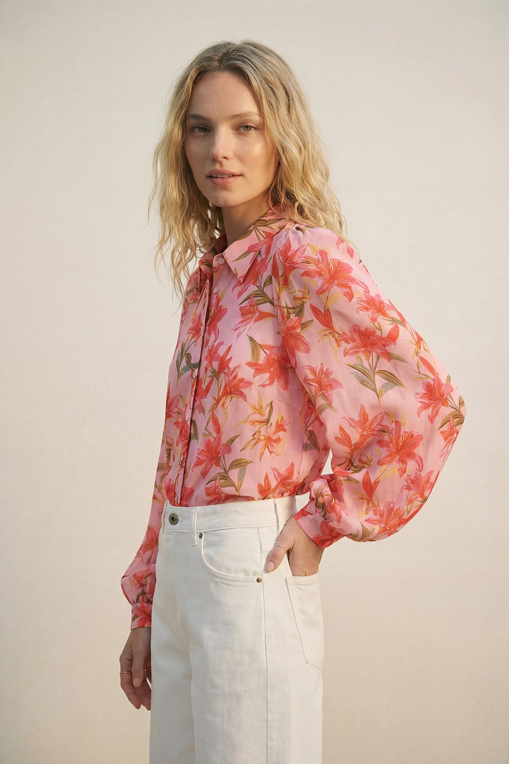 The Petal Poise Blouse