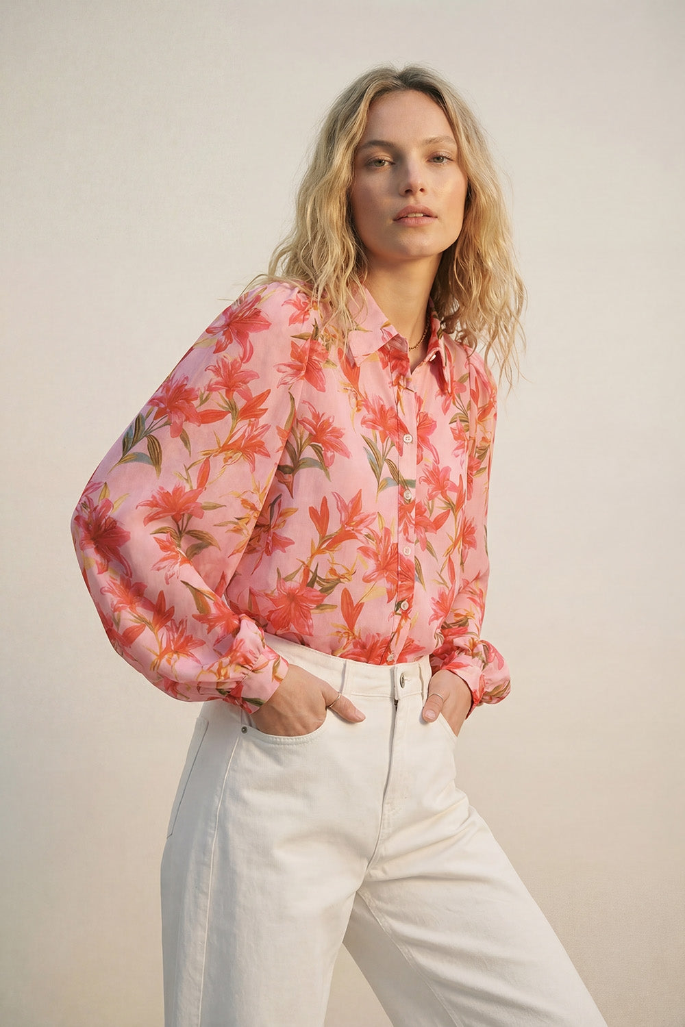 The Petal Poise Blouse