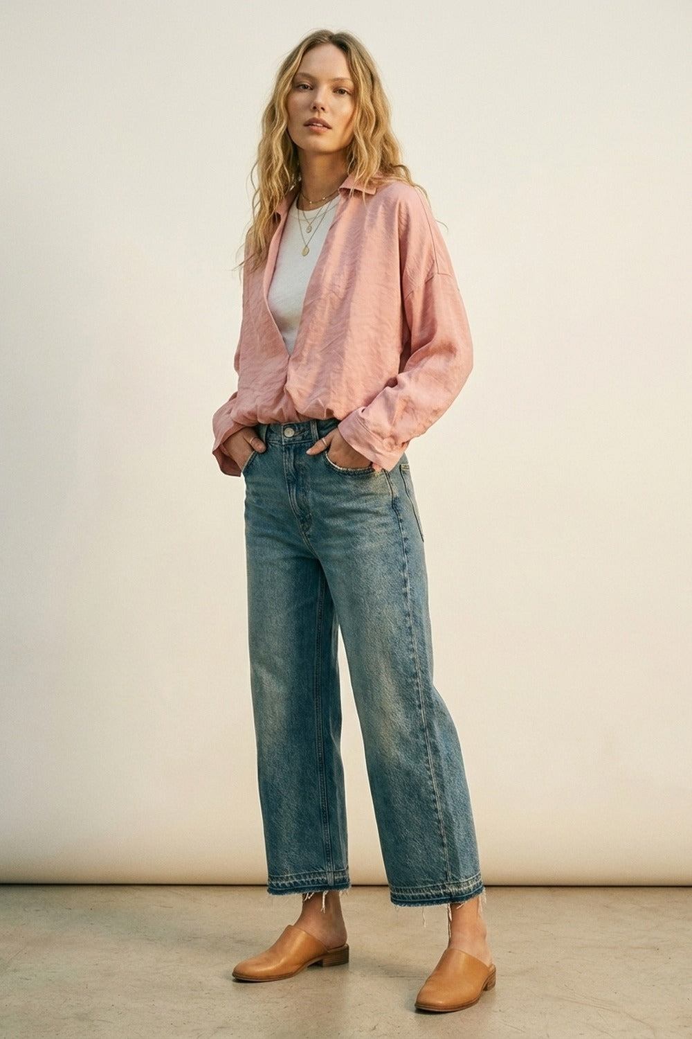 The Dusty Rose Layering Shirt