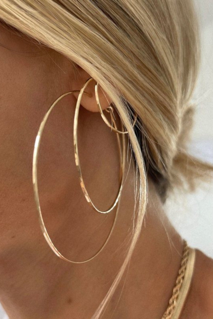 James Michelle: Hoop Earrings