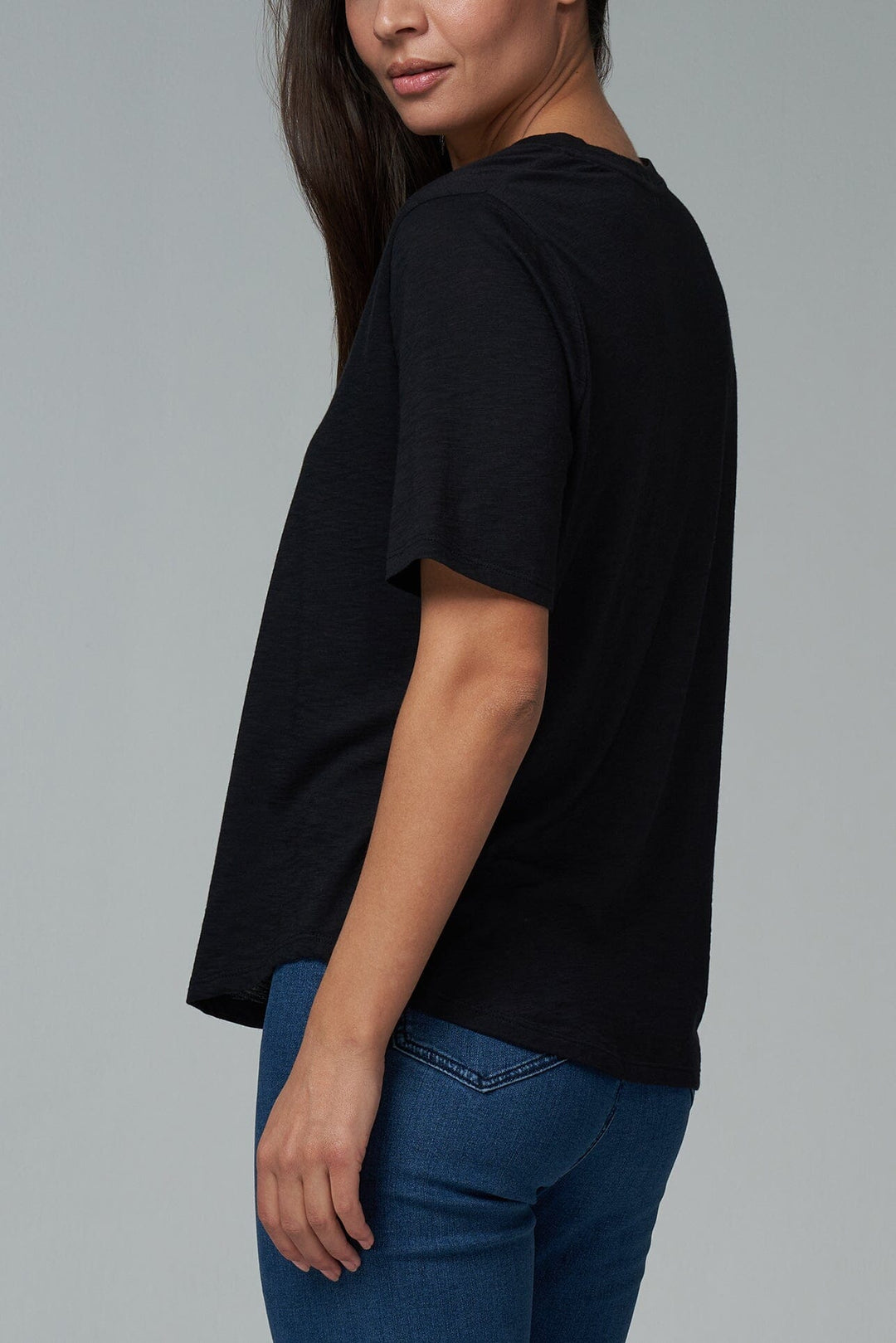 Slub Jersey V-Neck Tee