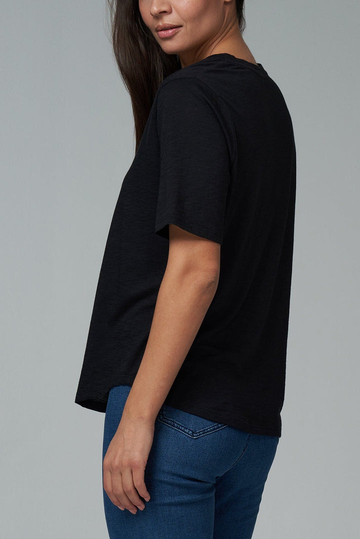 Slub Jersey V-Neck Tee