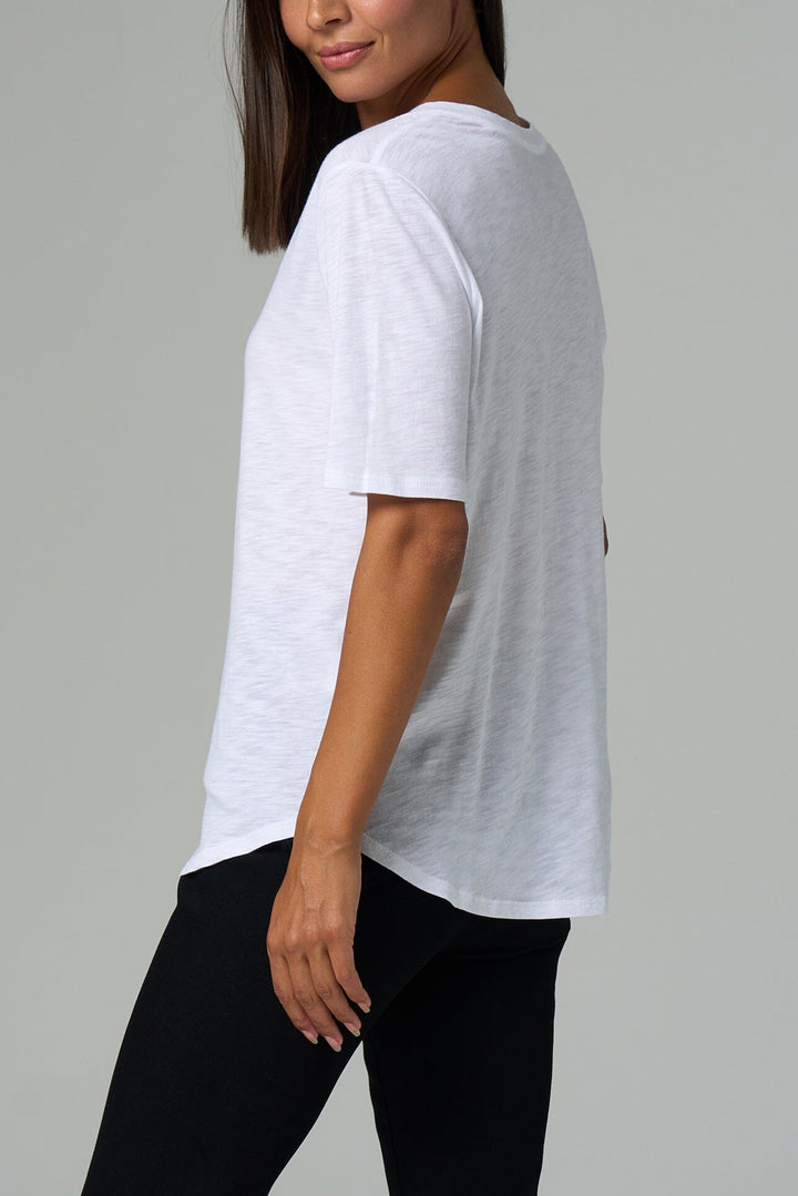 Slub Jersey V-Neck Tee