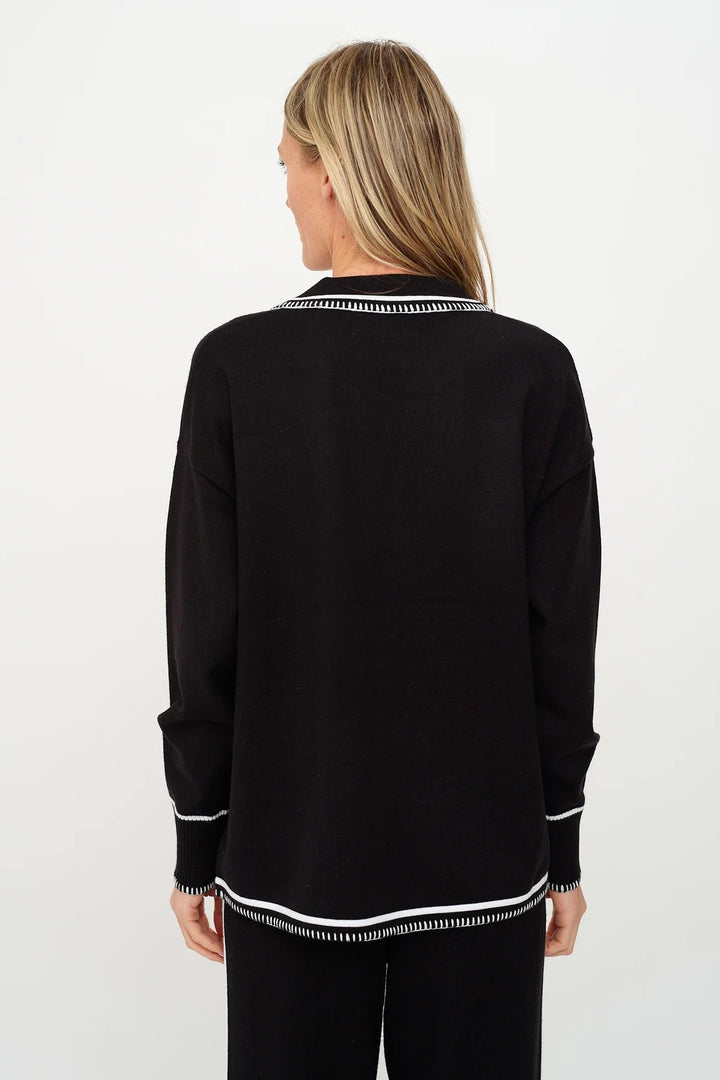 SIX FIFTY | Kellie Stitched V-Neck Top