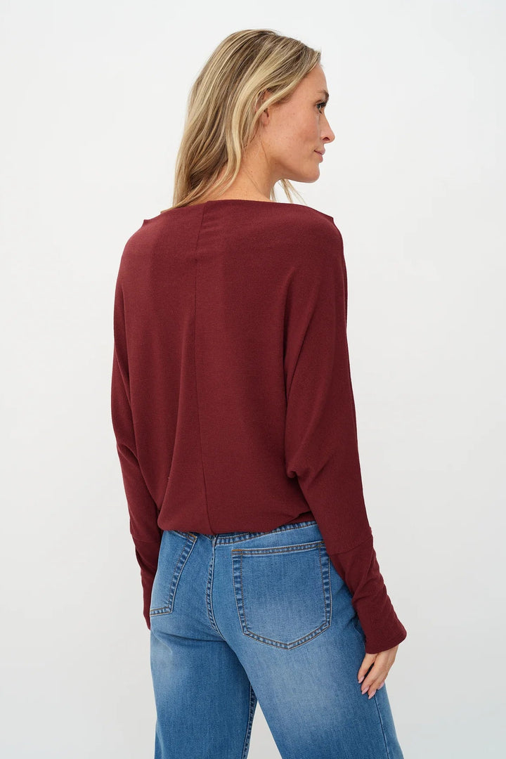 SIX FIFTY | The Anywhere Top – Burgundy