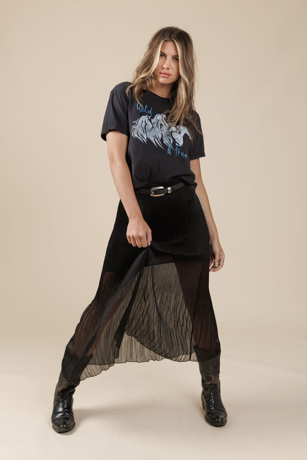 WILD AND FREE WIDE BOY TEE