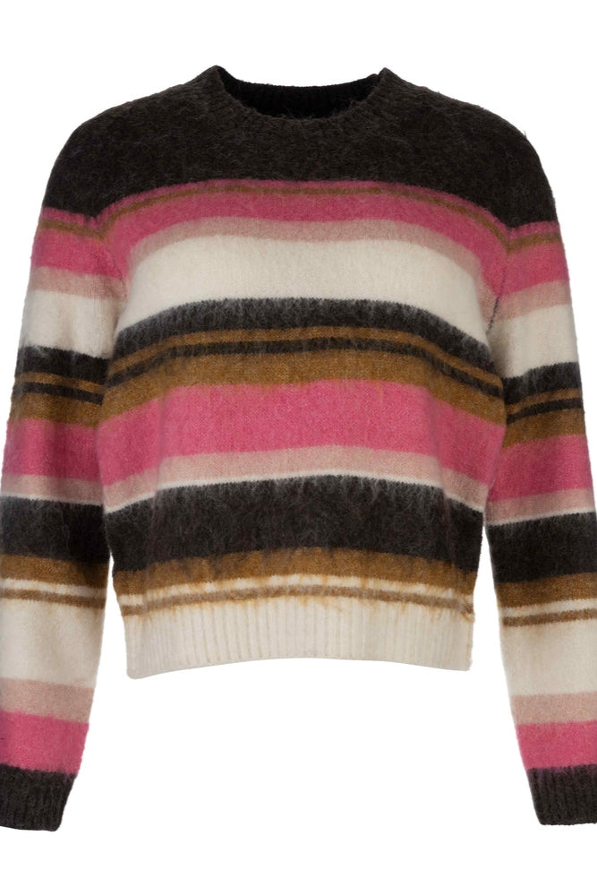 KUT FROM THE KLOTH | ELVIRA STRIPED PULLOVER SWEATER