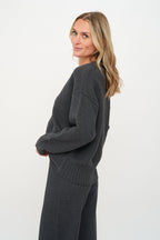 Molly Waffle Sweater Cardigan