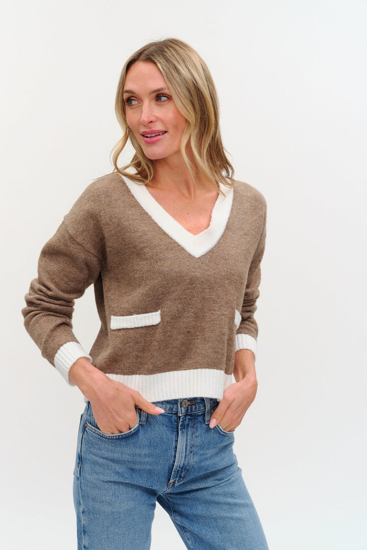 SIX FIFTY | Libby V-Neck Sweater