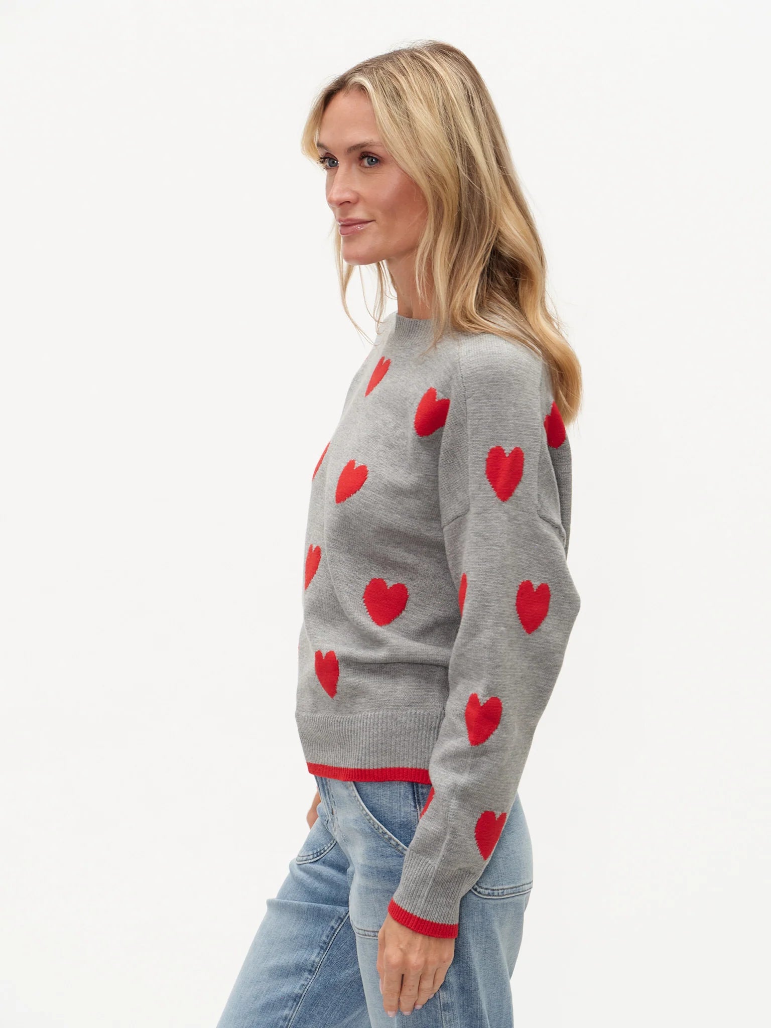 Valentina Graphic Heart Sweater